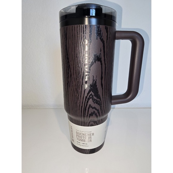 Stanley 30oz Pro Tour Tumbler Redwood Woodgrain Exclusive New - Picture 2 of 13
